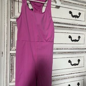 Pink Lily Pilates Workout Romper